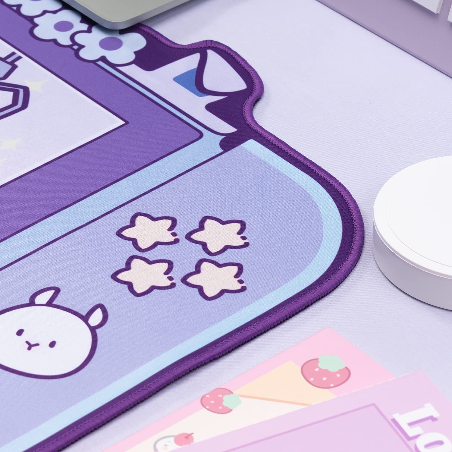 Large Kawaii Gaming Mouse Pad  - Tradescantia Purple recension och pris