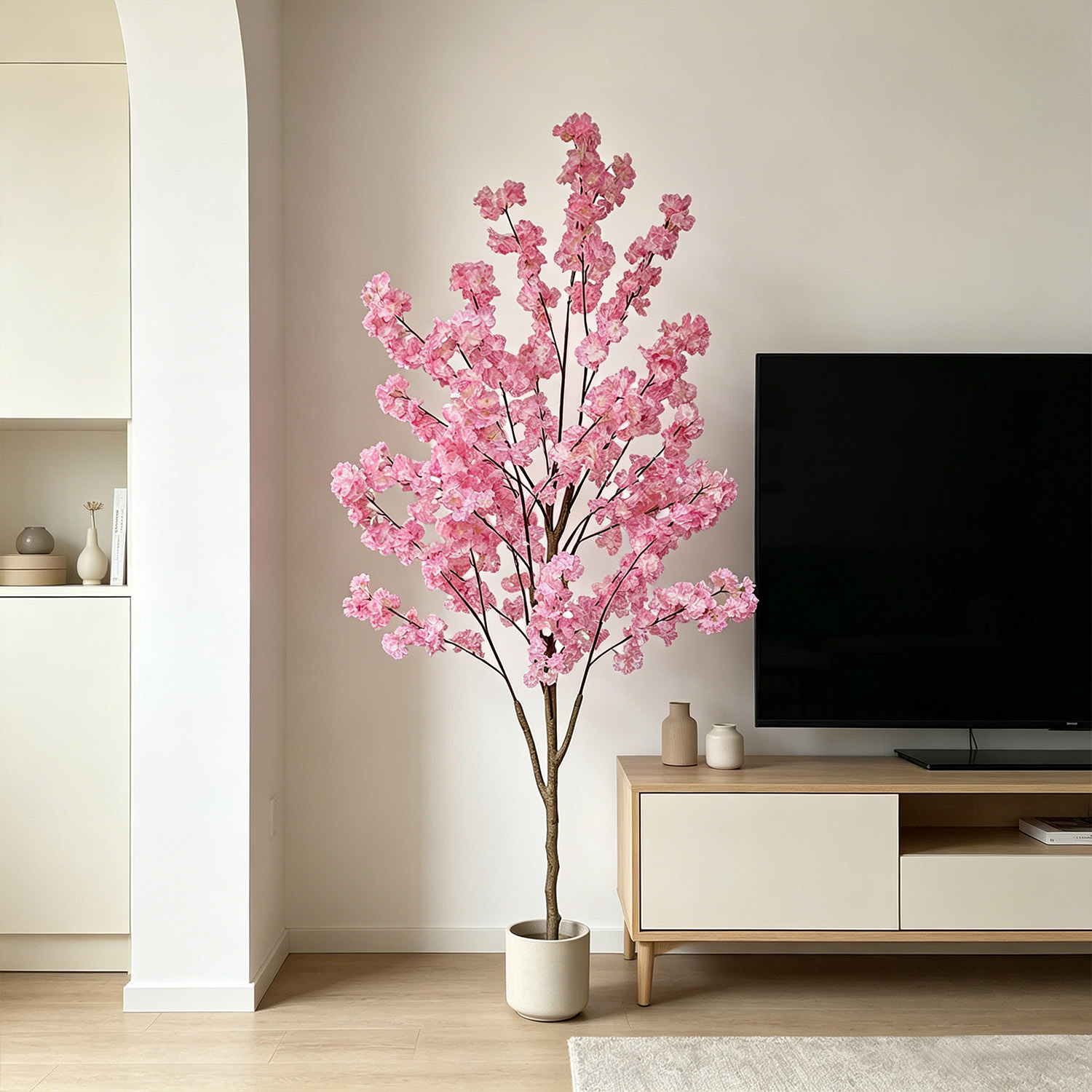 100-220cm Artificial Cherry Bl - Ficus Lyrata Tree recension och pris